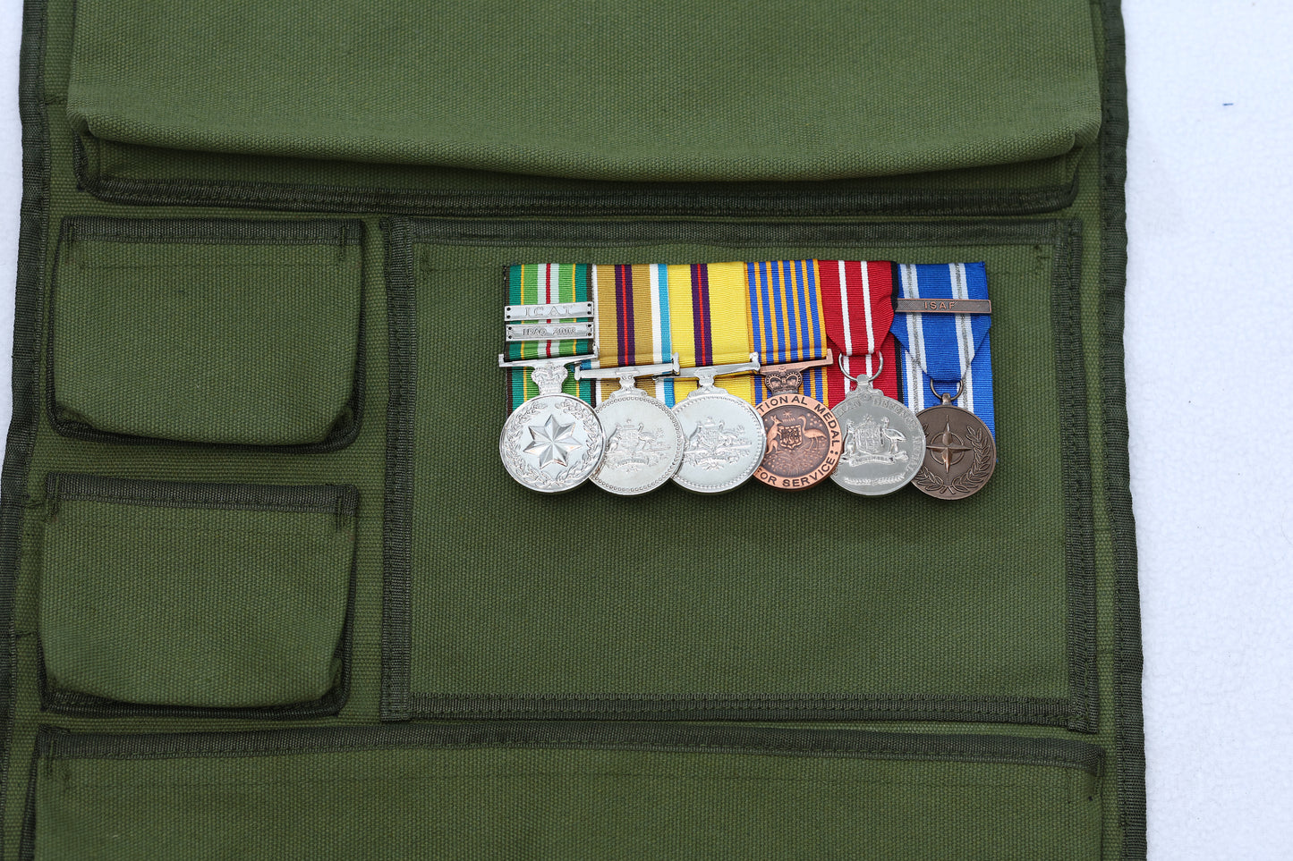Soldiers Five Ceremonial Organiser - Olive Green