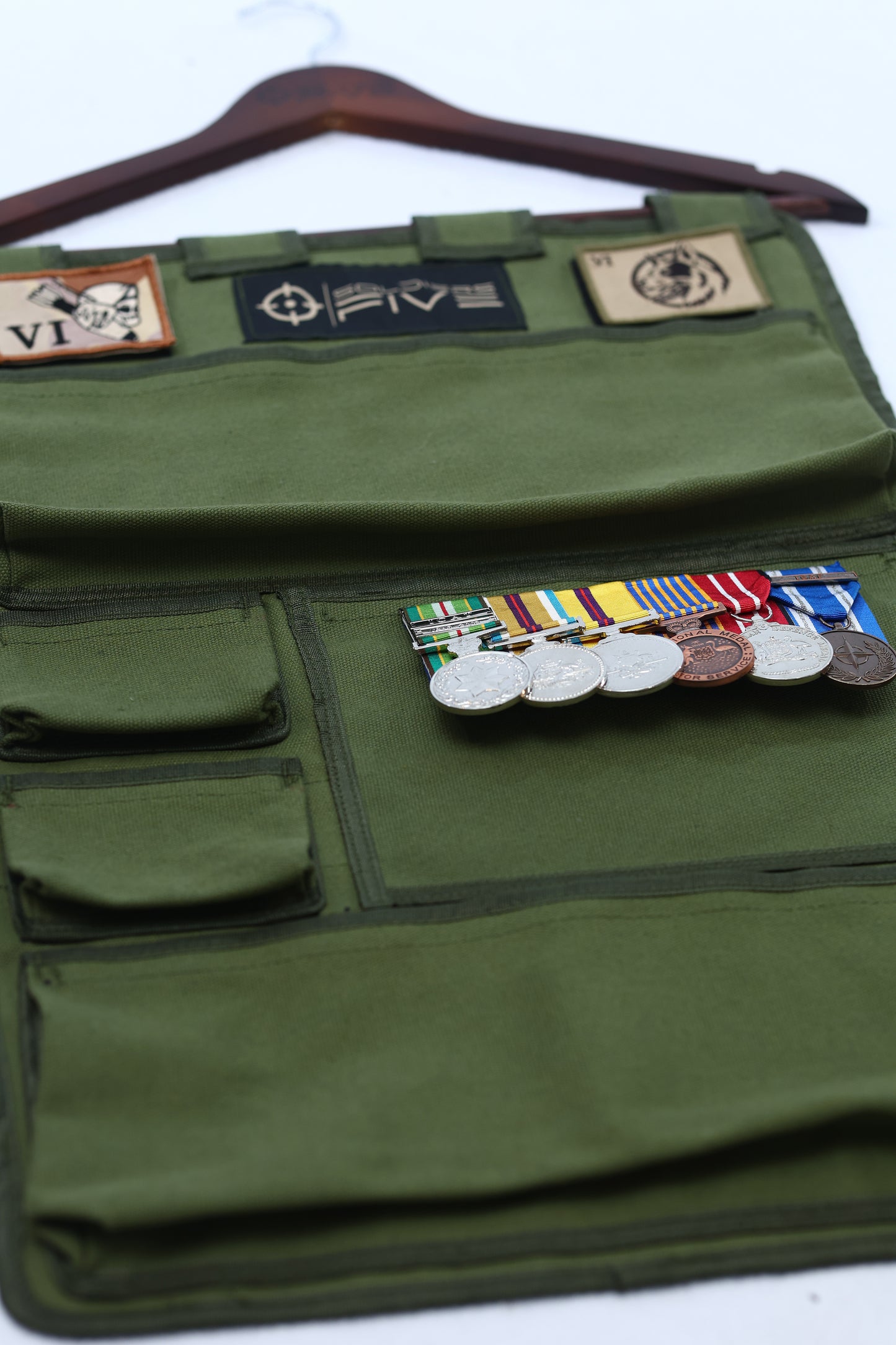Soldiers Five Ceremonial Organiser - Olive Green