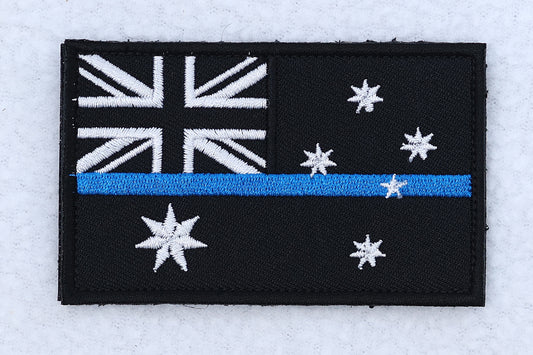 Thin Blue Line, Australia Flag Velcro patch.
